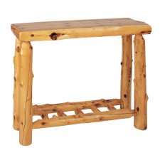 14130 Sofa Table with Open Log Shelf- Traditional