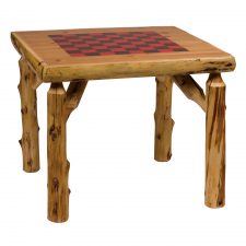 15211Game Table 32in Square with Liquid Glass Finish
