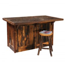 B16180 60in Barnwood Kitchen Island with Laminated Top T (1)