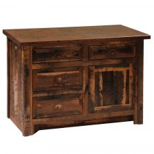 B33034- BT Barnwood Vanity 3 ft. with Barnwood Edged - Lamin